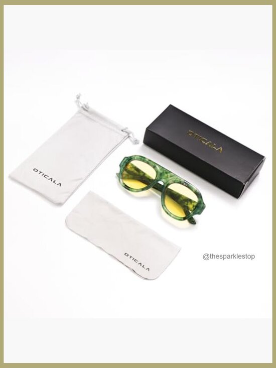 Plastic Retro Aviator Sunglasses Oversized Shield Fashion main image 6